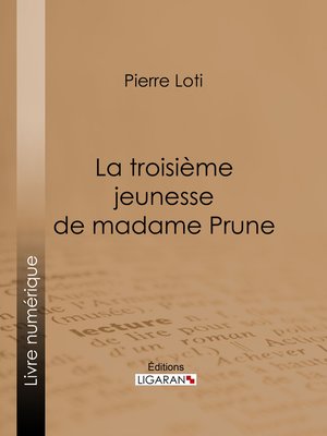 cover image of La Troisième Jeunesse de madame Prune